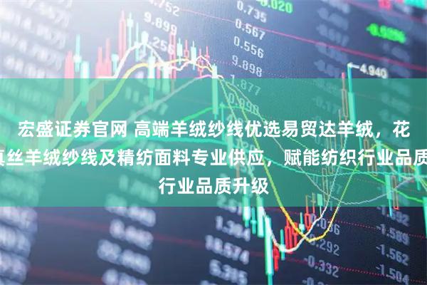 宏盛证券官网 高端羊绒纱线优选易贸达羊绒，花式/真丝羊绒纱线及精纺面料专业供应，赋能纺织行业品质升级
