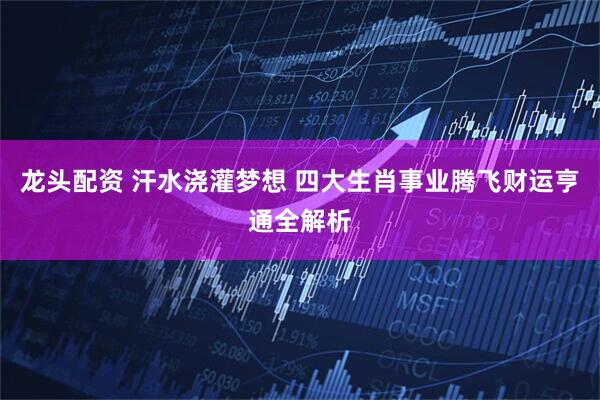 龙头配资 汗水浇灌梦想 四大生肖事业腾飞财运亨通全解析
